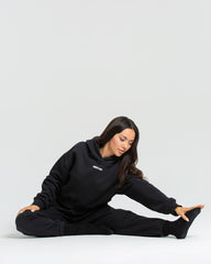 Comfort Cropped Hoodie | Black