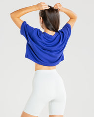 Power Crop Top | Royal Blue