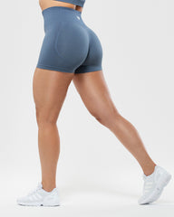 Define Scrunch Seamless Shorts | Smoke Blue