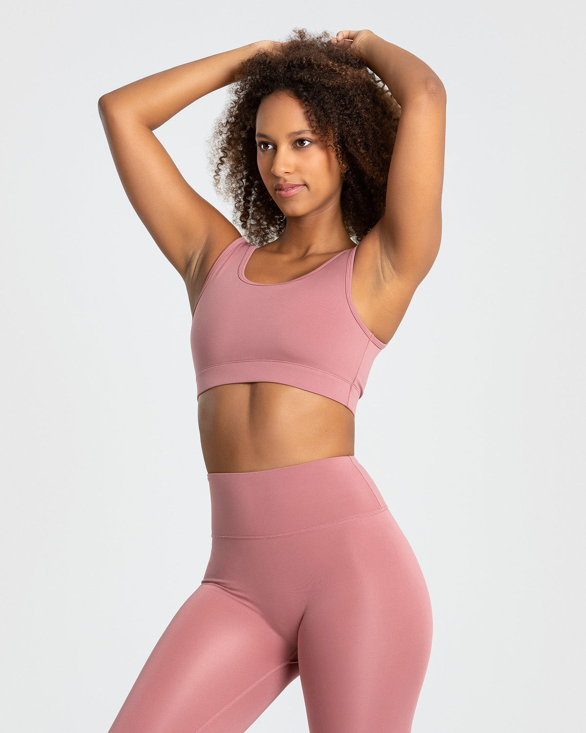 Essential Sports Bra | Dusty Pink