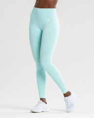 Power Seamless Leggings | Bleached Aqua