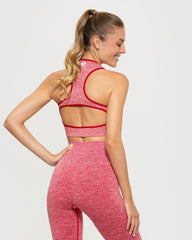 Move Seamless Sports Bra | Red Marl