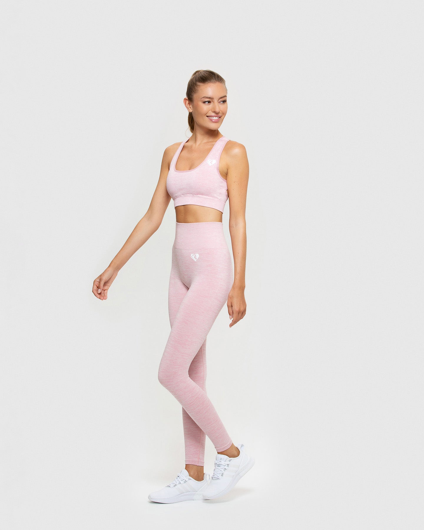 Move Seamless Leggings | Light Pink Marl