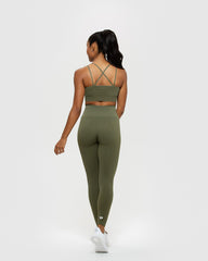 Power Seamless Leggings | Khaki