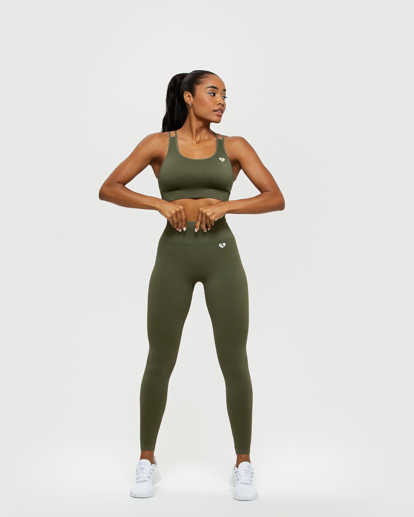 Power Seamless Leggings | Khaki