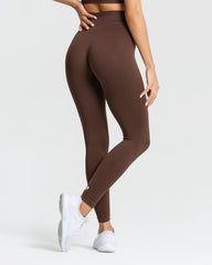 Power Seamless Leggings | Walnut Brown